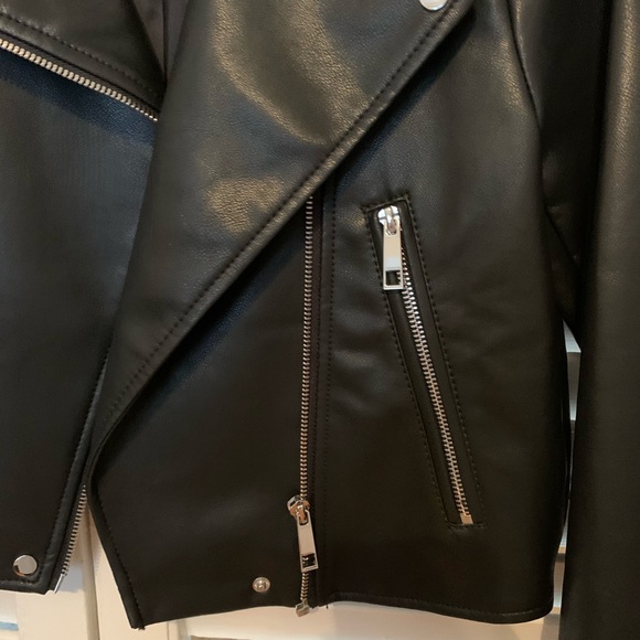Mango Faux Leather Jacket - Picture 7 of 15